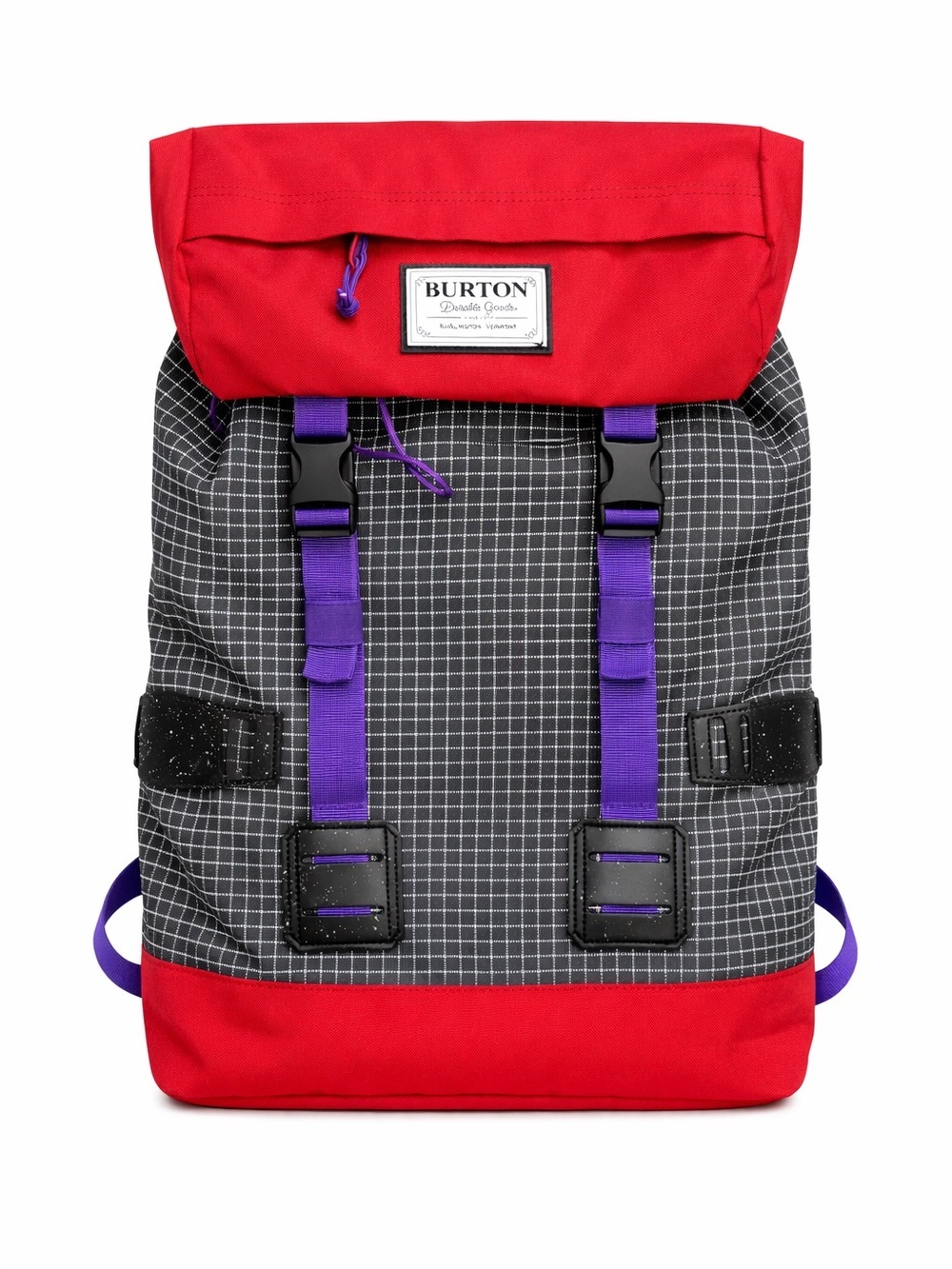 Burton Annex Roll Top Backpack Red Purple Unisex Laptop Travel